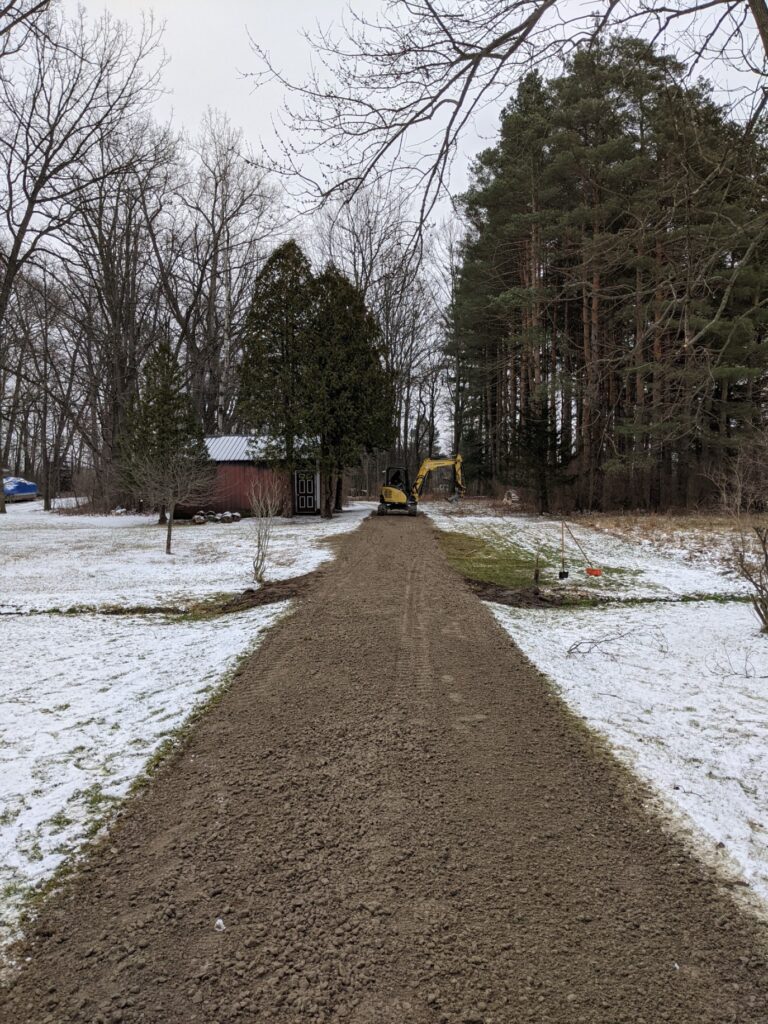 Driveway and road building — Rock Solid Excavation, Michigan