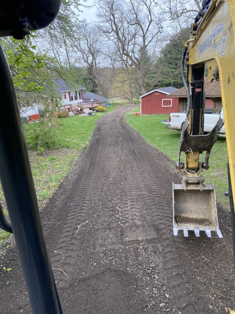 Driveway and road building — Rock Solid Excavation, Michigan