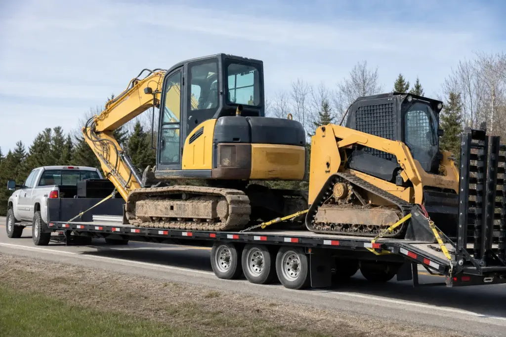 Equipment Hauling — Rock Solid Excavation, Michigan